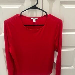 Macy’s Bar III  Women's Red Top